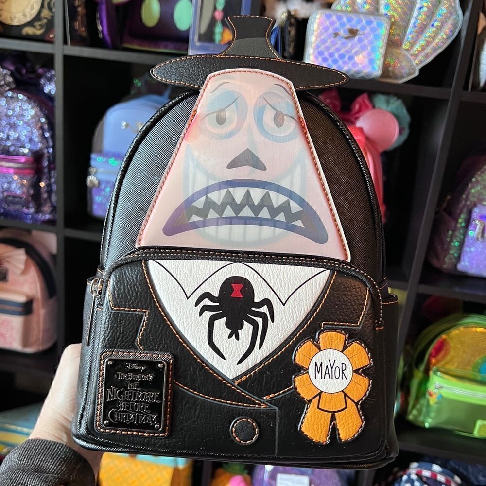 NBC Mayor Cosplay Loungefly x Disney Backpack NWT Nightmare Before Christmas